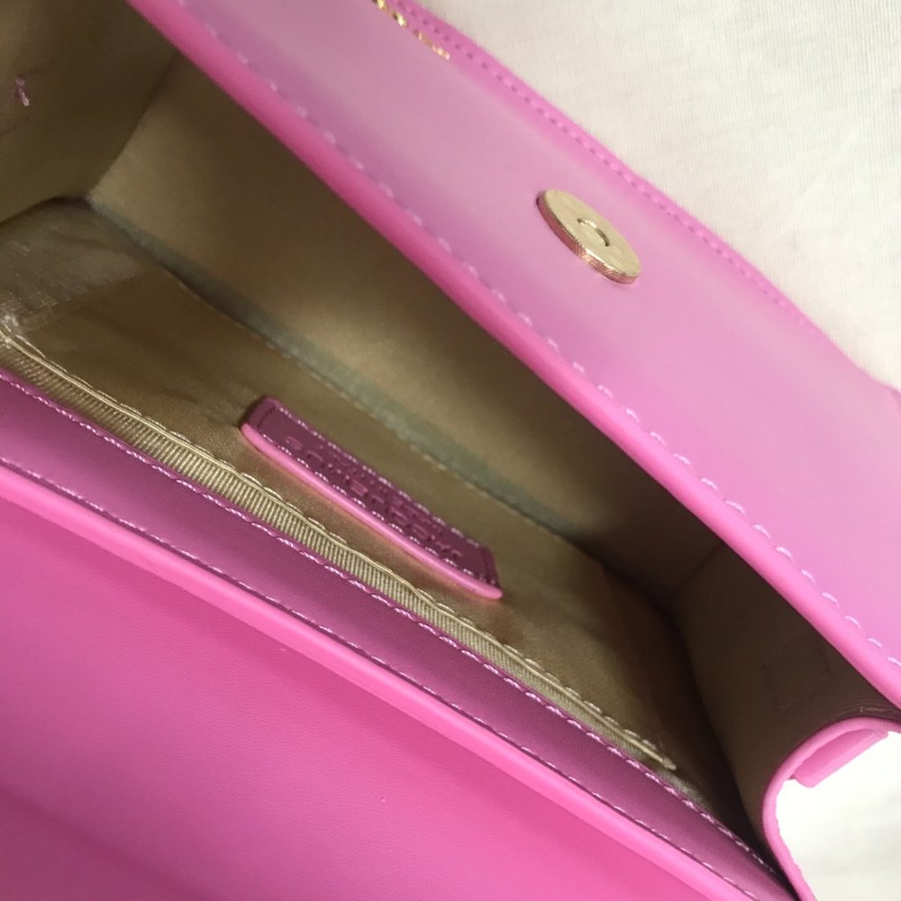 JACQUEMUS PINK Coiled  pink leather handbag - Picture 8 of 9